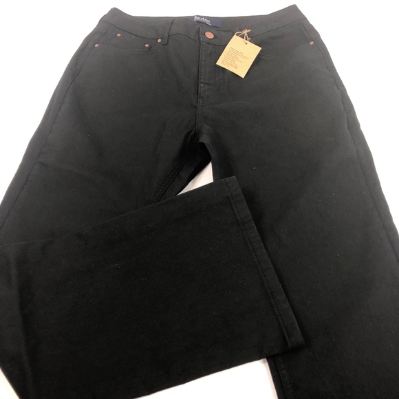 Boden The Belgravia Bootcut Black Jeans 10R NWT - Picture 3 of 8